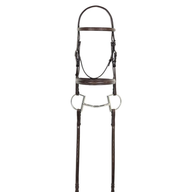 Ovation Comfort Crown Fancy Raised Wide Bridle