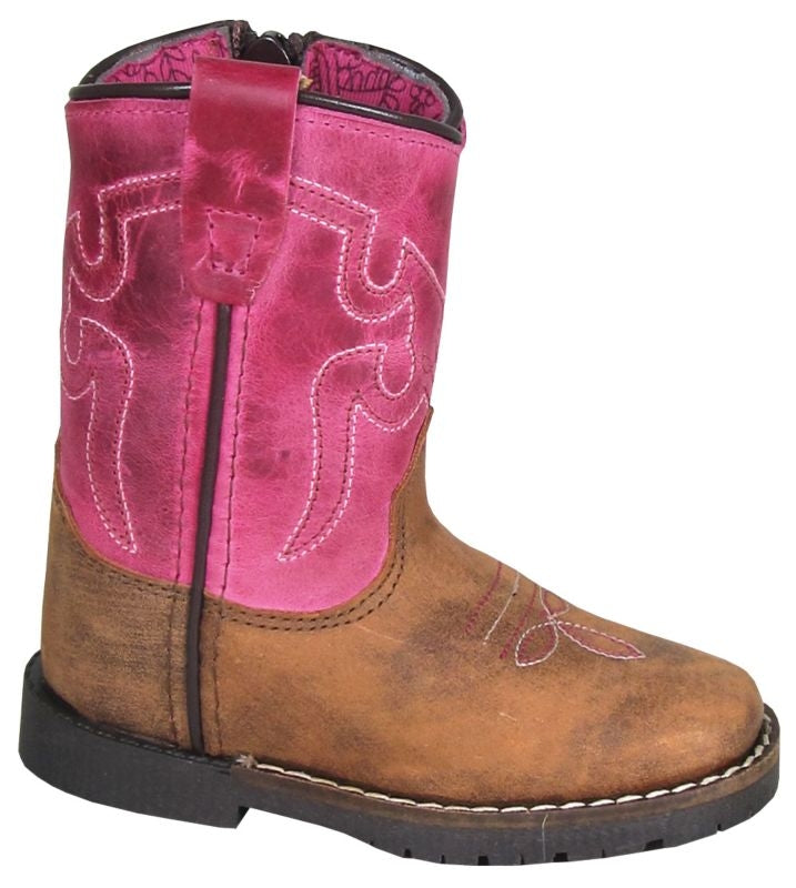 Smoky Mountain Kids Autry Boots 10 Pink