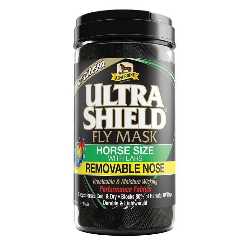 Absorbine UltraShield Fly Mask with Removable Nose