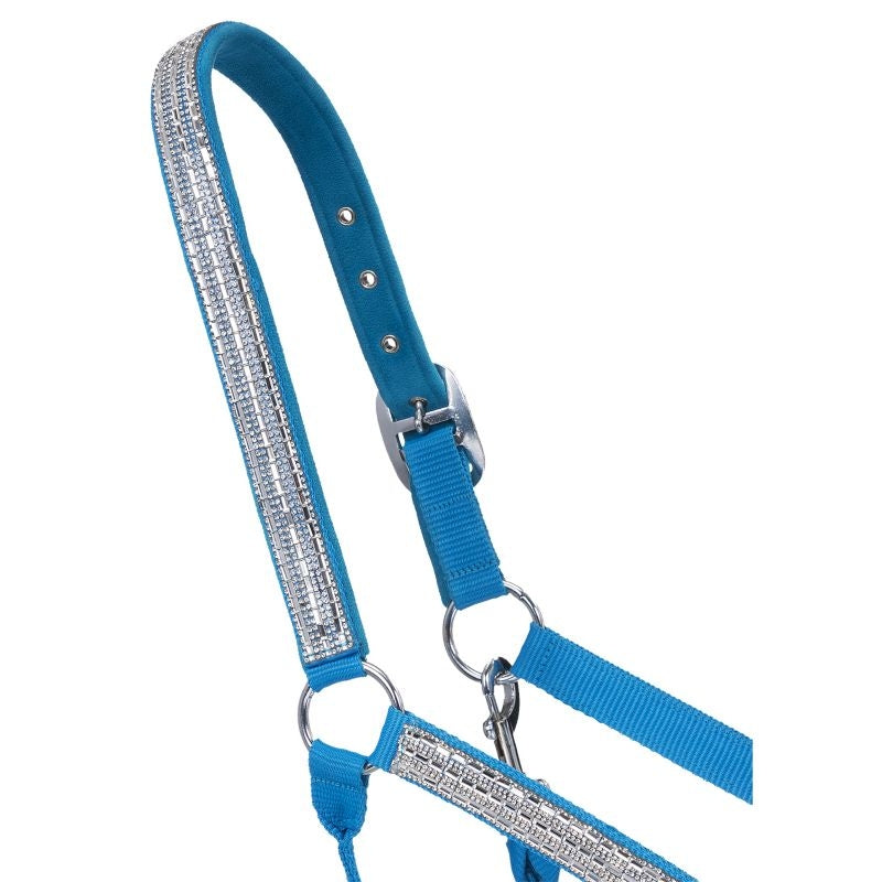 Tough1 Adj Nylon Halter with Crystal Accents