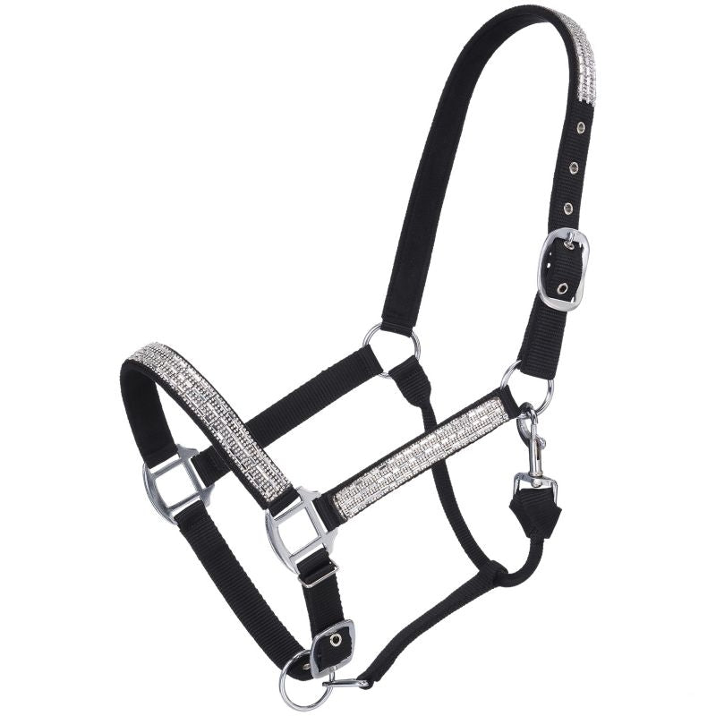 Tough1 Adj Nylon Halter with Crystal Accents