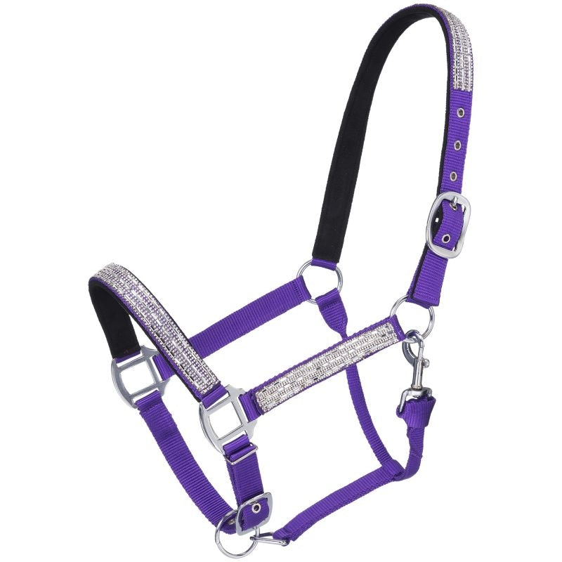 Tough1 Adj Nylon Halter with Crystal Accents