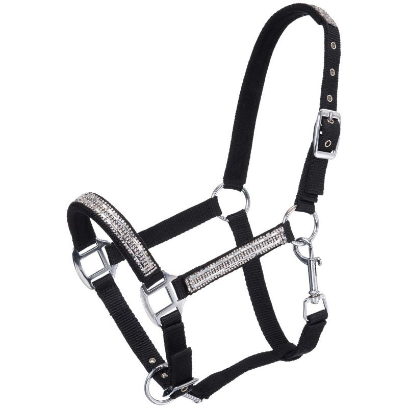 Tough1 Mini Adj Nylon Halter with Crystals