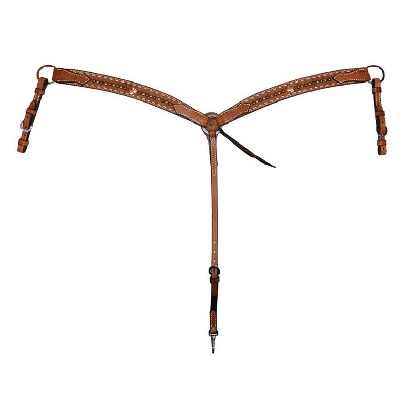 Circle Y 1 1/2in Roughout Contoured Breast Collar