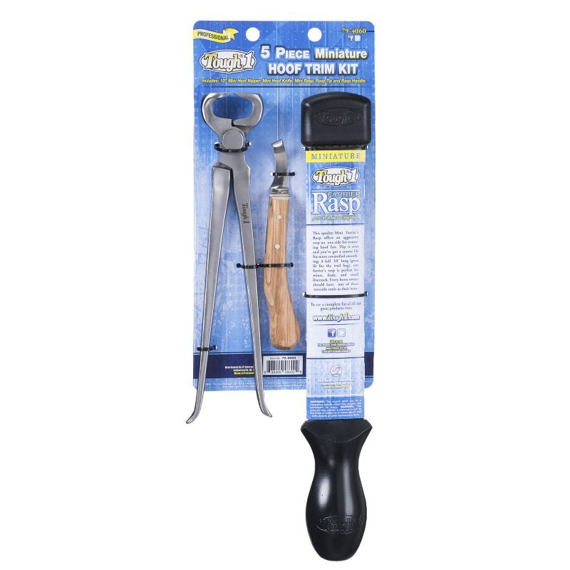 Tough1 Pro 5 Piece Miniature Hoof Trim Kit