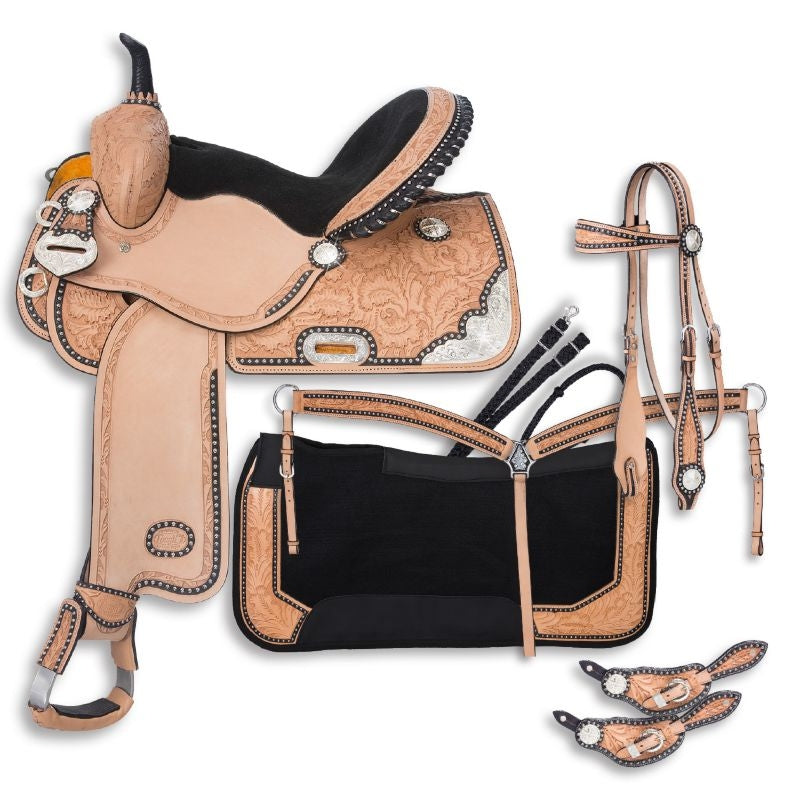 Silver Royal Burn the Breeze 6-PC Saddle Pkg