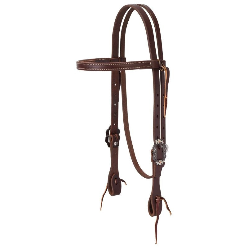 Weaver Working Tack Floral Browband Headstall