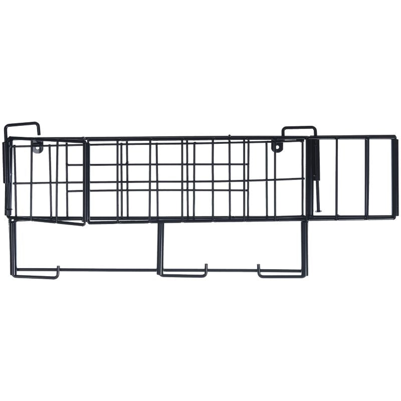 Tough1 Hanging Bridle Rack with Basket