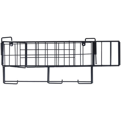 Tough1 Hanging Bridle Rack with Basket