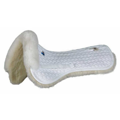 EA Mattes Gold Wool Dressage Half Pad