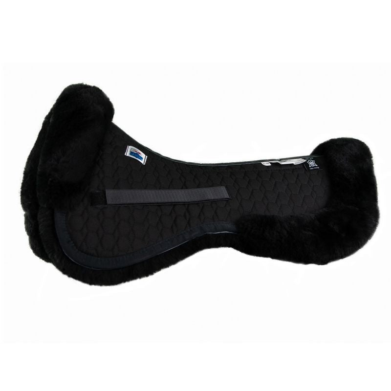 EAM Plat Sheep Dressage Half Pad Rear Trim