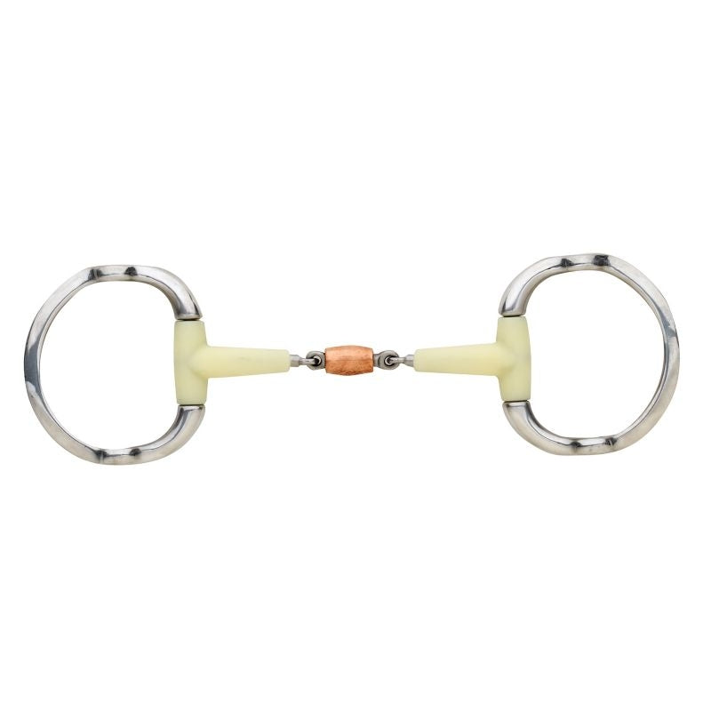 Happy Mouth Contour Copper Roller Eggbut Gag Bit