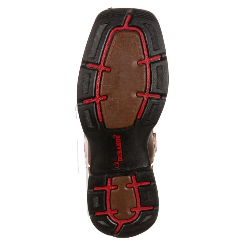Lil Rebel Durango Kids Square Toe Pink Boots