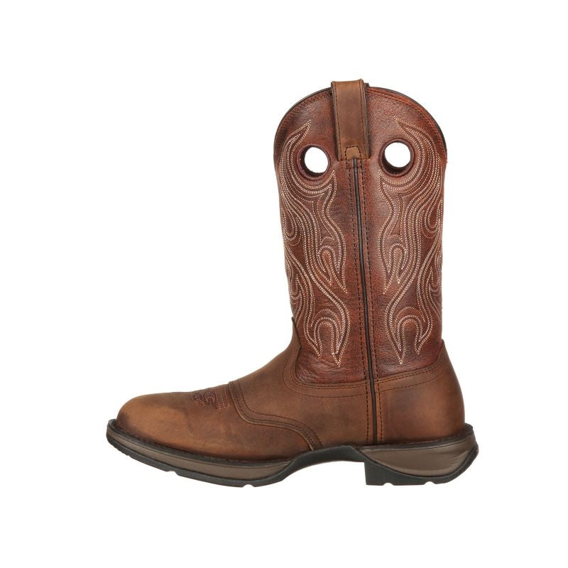 Durango Mens Rebel Rnd Toe Bark PullOn Boot
