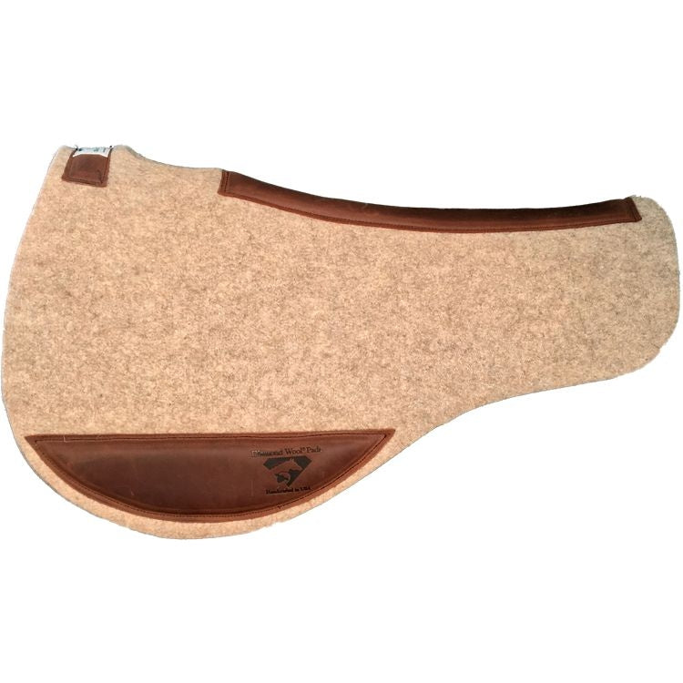 Diamond Wool Endurance Contoured Cowboy Round Pad