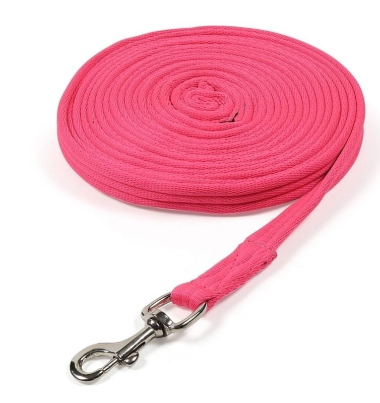 Shires Soft Feel Lunge Line 8 meters/ 26 ft Black