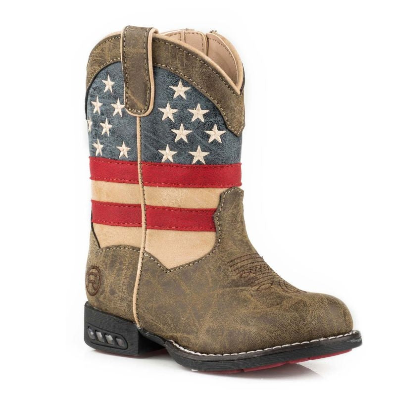 Roper Infant Patriot Round Toe Boots