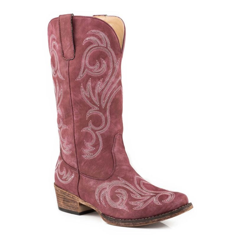 Roper Ladies Riley Snip Toe Red Boots