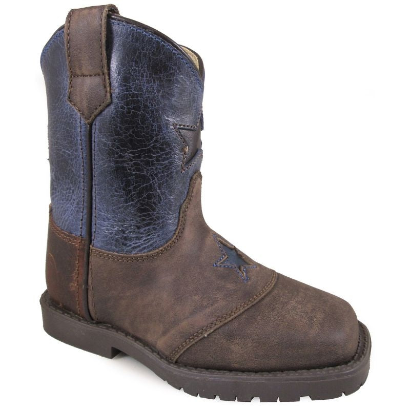 Smoky Mountain Toddler Autry Sq Toe Turq Boots
