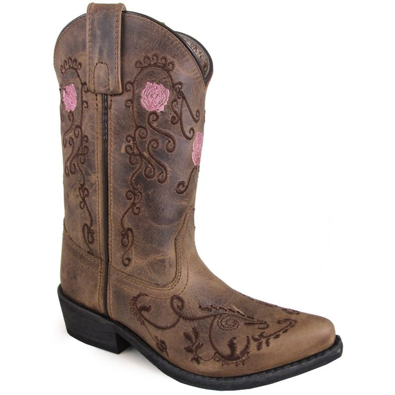 Smoky Mountain Childs Rosette Snip Toe Boots