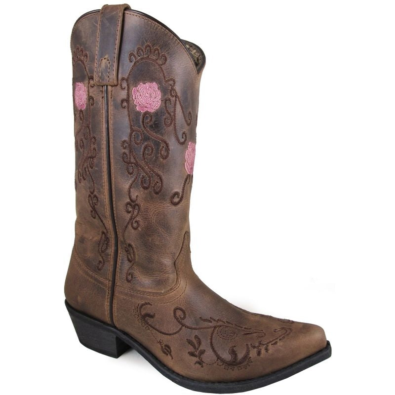 Smoky Mountain Ladies Rosette Snip Toe Boots