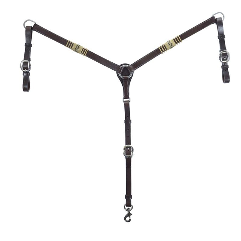 Circle Y Rawhide Braiding Breast Collar