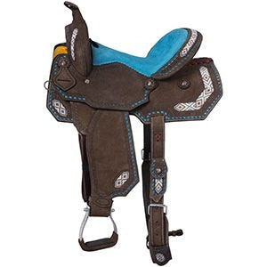 Silver Royal Youth Sonora Barrel Saddle