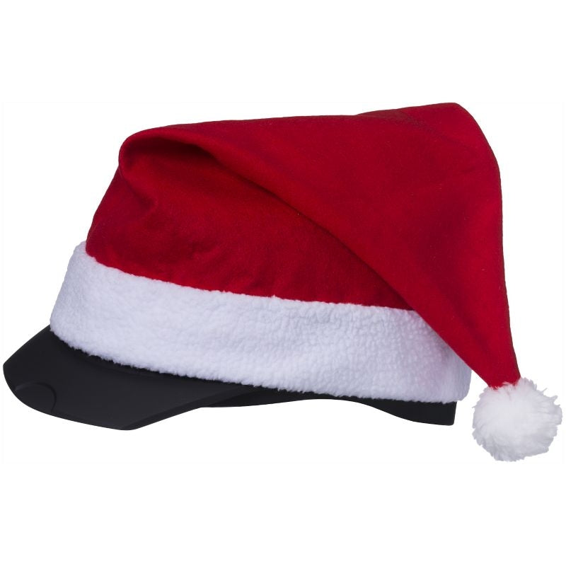 Holiday Santa Hat Helmet Cover