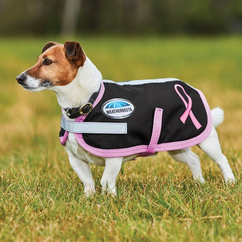 WeatherBeeta 1200D Dog Parka Breast Cancer