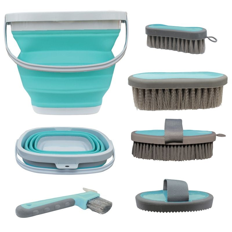 Tail Tamer Grooming Kit with Collapsible Bucket