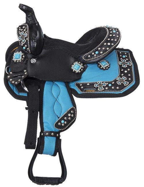 Tough1 Starlight Mini Sdl with Turq Cross Conchos