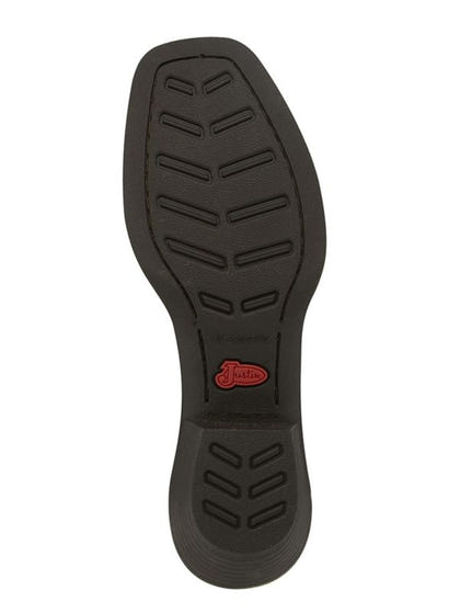 Justin Ladies Stampede Sq Toe Brandy Boots
