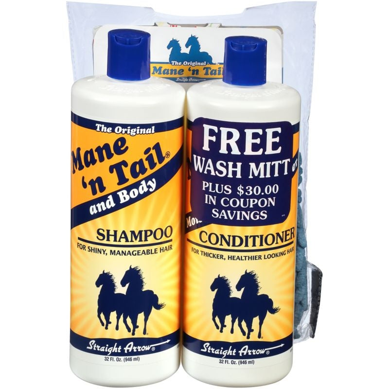 Mane N Tail Combo Pack with Free Wash Mitt