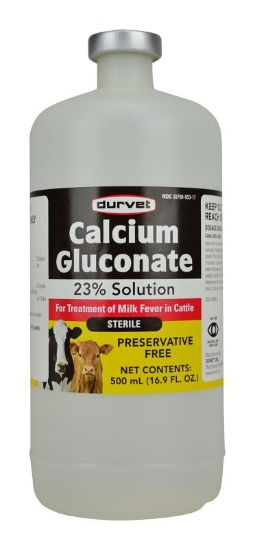 Durvet Calcium Gluconate 23 Percent Solution
