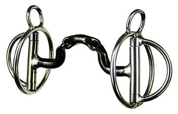 Reinsman Rockin S 1/2in Raised Snaffle Bit