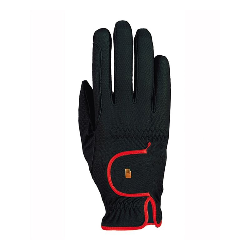Roeckl Ladies Lona Gloves 6 Black/Red