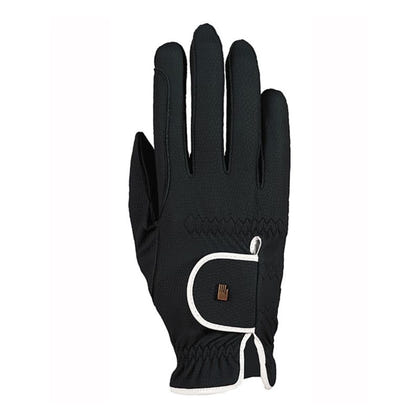 Roeckl Ladies Lona Gloves 6 Black/Red