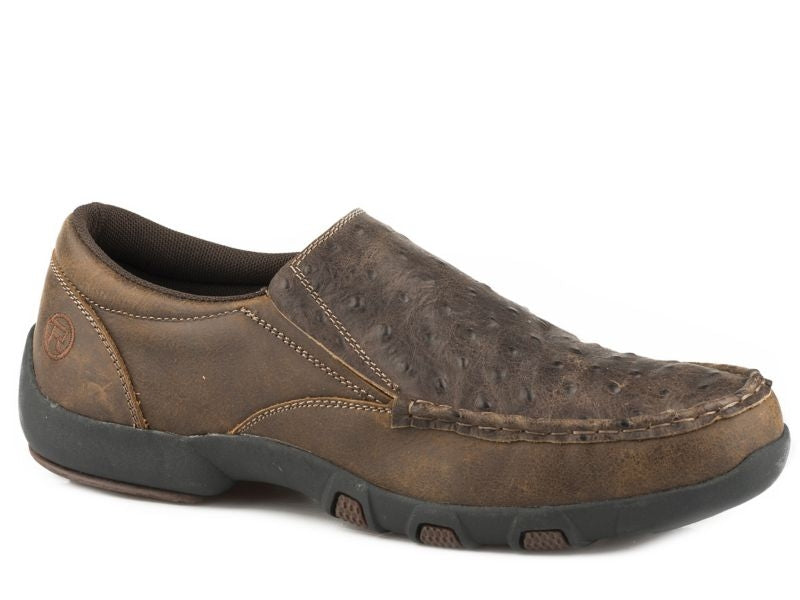 Roper Mens Owen Ostrich Shoes