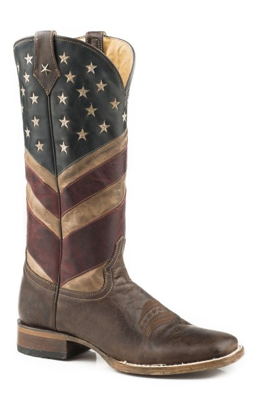 Roper Ladies Old Glory Square Toe Boots