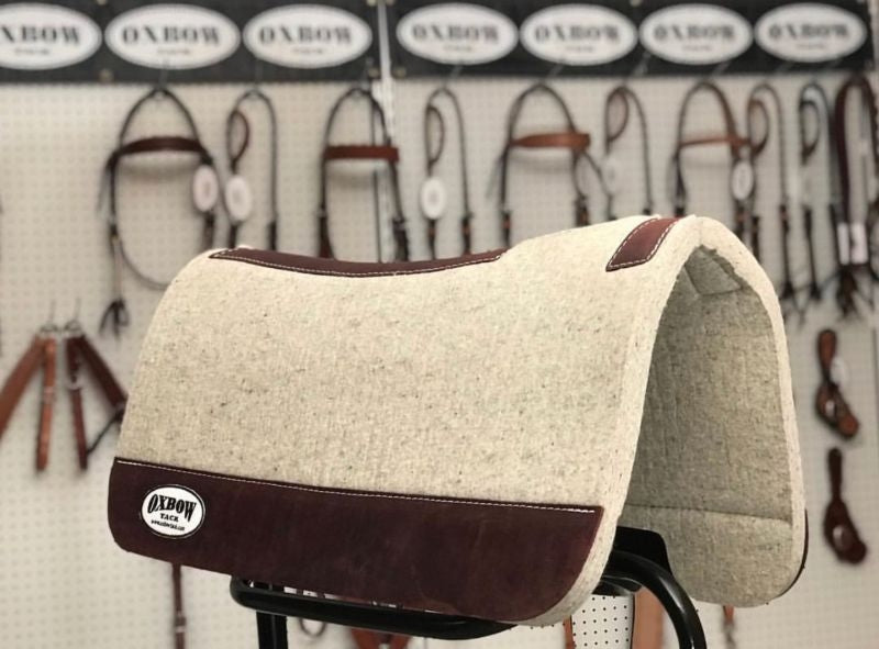 Oxbow Tack LUXE 1in Pressed Wool Saddle Pad