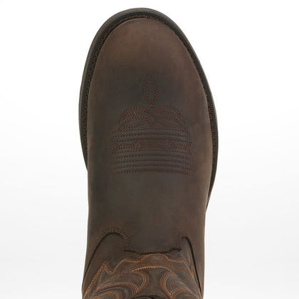 Rebel Durango Mens Sq Choc Pull-On Boots