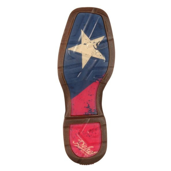 Durango Mens Patriotic Sq Toe Texas Boots