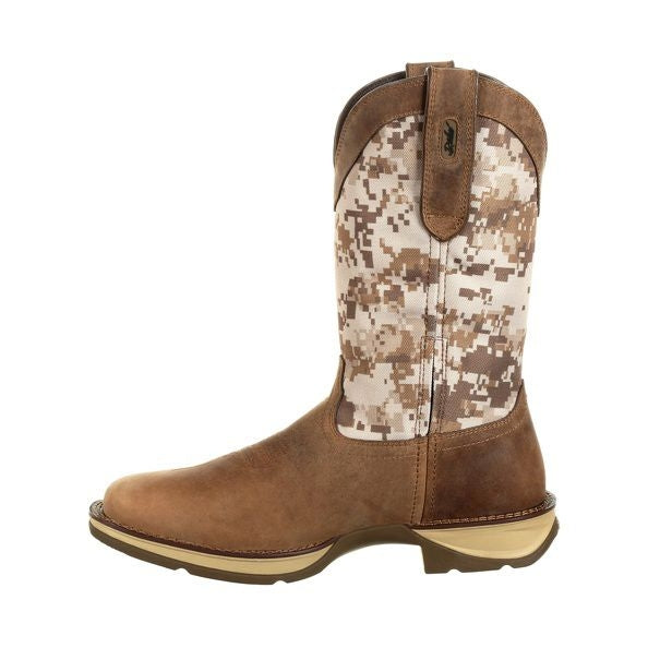 Rebel Durango Mens Desert Camo Sq Toe Boots