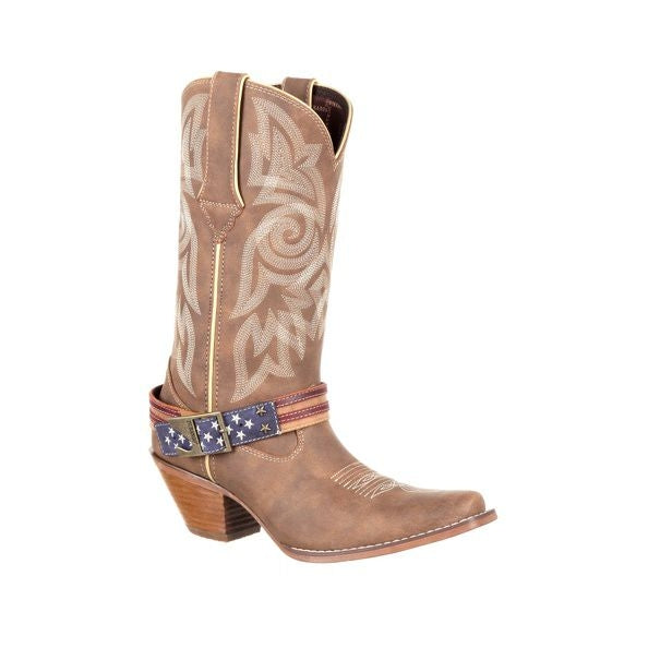 Crush Durango Ladies Rnd Flag Accessory Boots