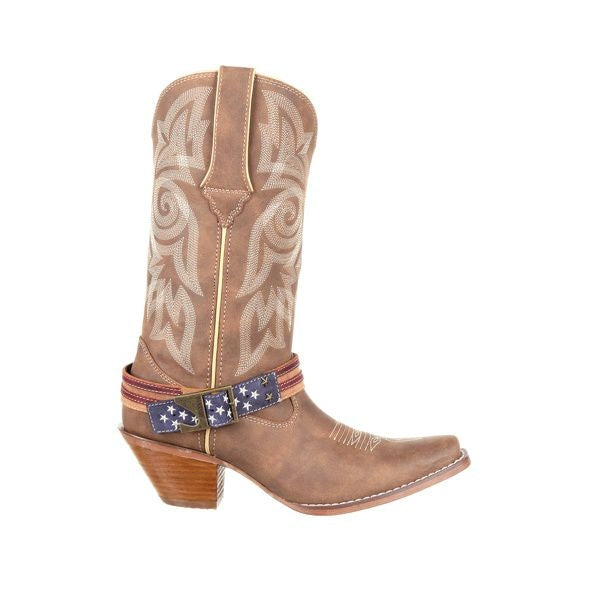 Crush Durango Ladies Rnd Flag Accessory Boots
