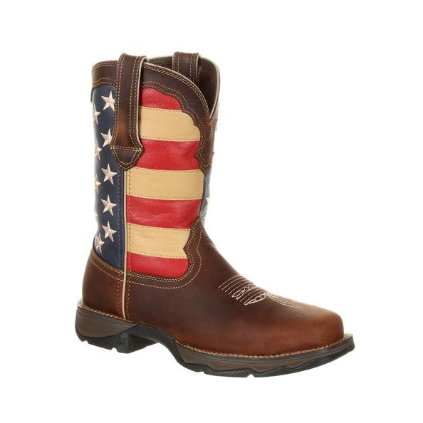 Lady Rebel Durango Steel Toe Flag Work Boots