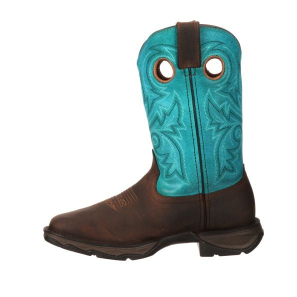 Lady Rebel Durango Steel Toe Turquoise Boots