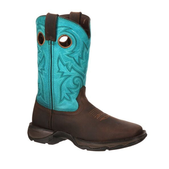 Lady Rebel Durango Steel Toe Turquoise Boots