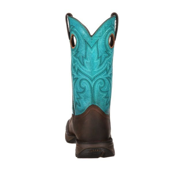 Lady Rebel Durango Steel Toe Turquoise Boots