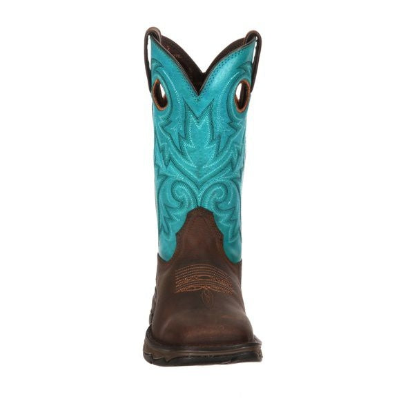 Lady Rebel Durango Steel Toe Turquoise Boots